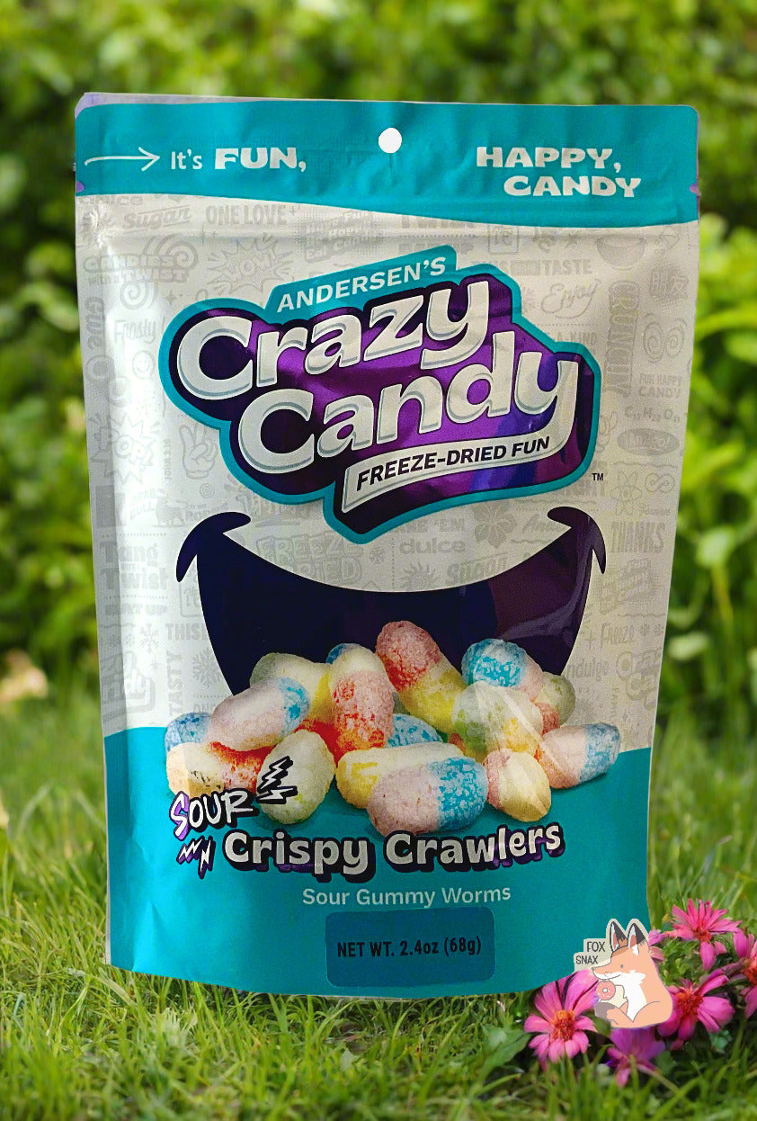 Crawlers croustillants acidulés d'Andersen - Snack croustillant aux fruits