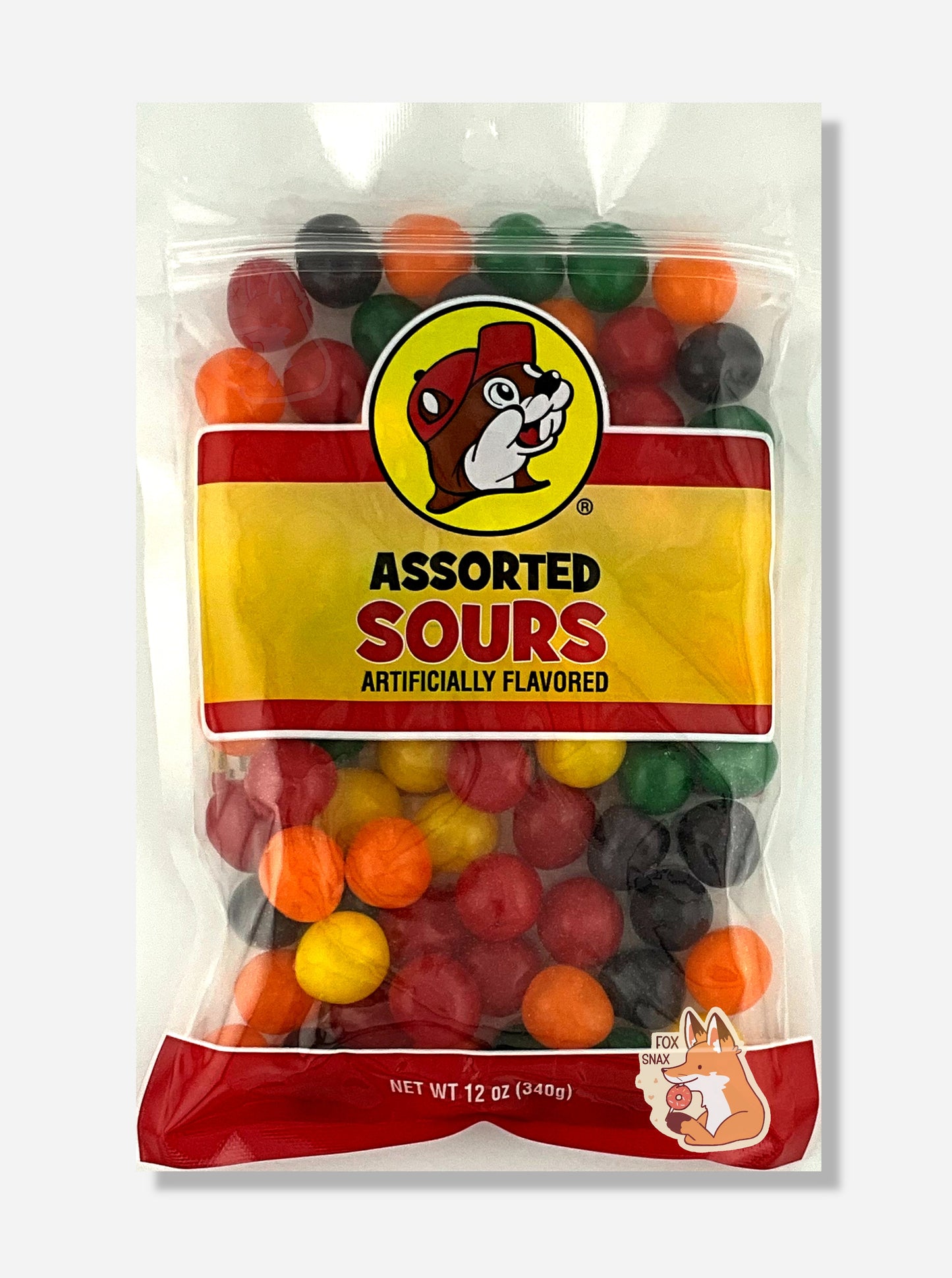 Buc-ee's Sours Assortis - Bonbons Fruités Acidulés
