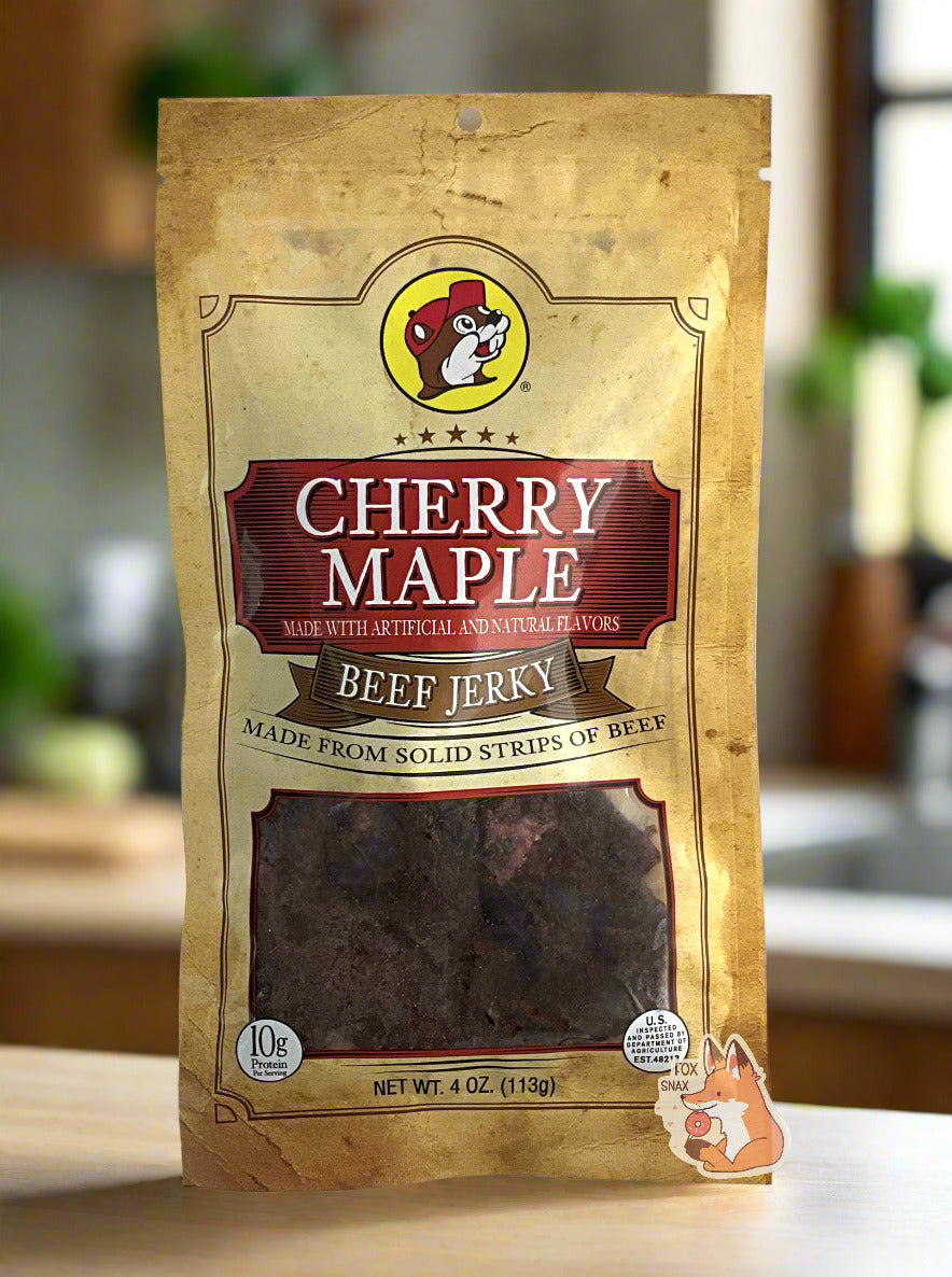 Buc-ee's Cherry Maple Beef Jerky - 4 oz
