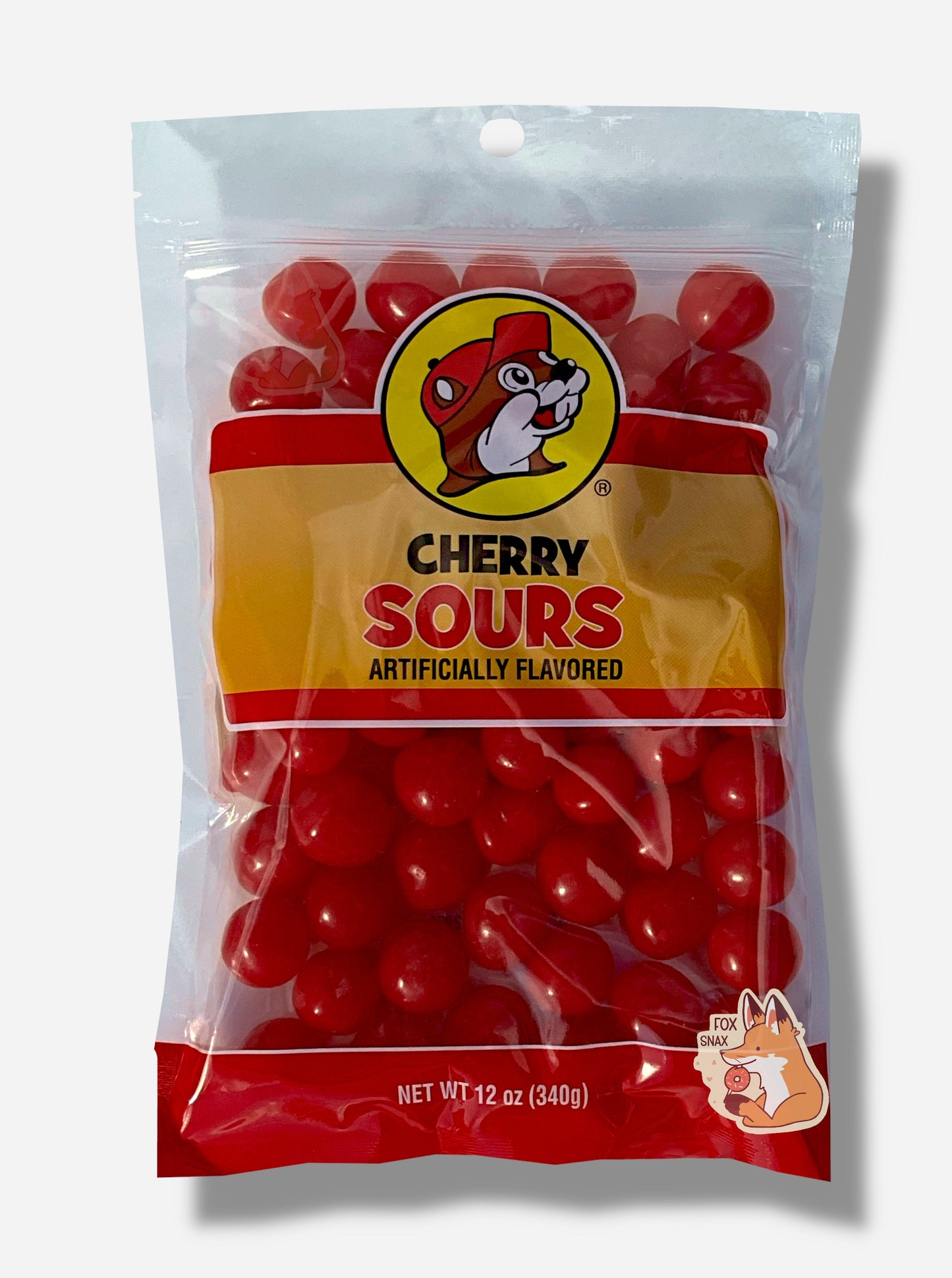 Buc-ee's Cherry Sours - Bold & Chewy Candy