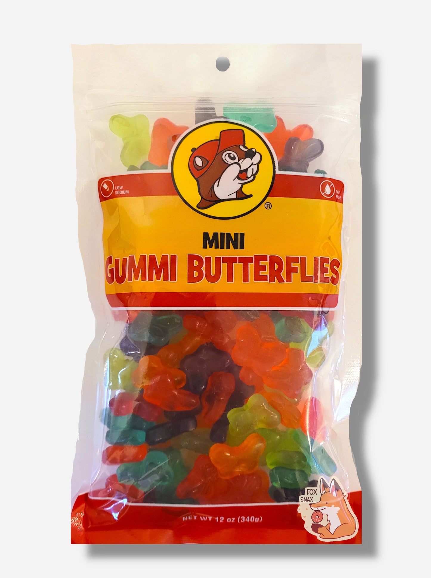 Mini Mariposas Gummi de Buc-ee's - Sabores Variados
