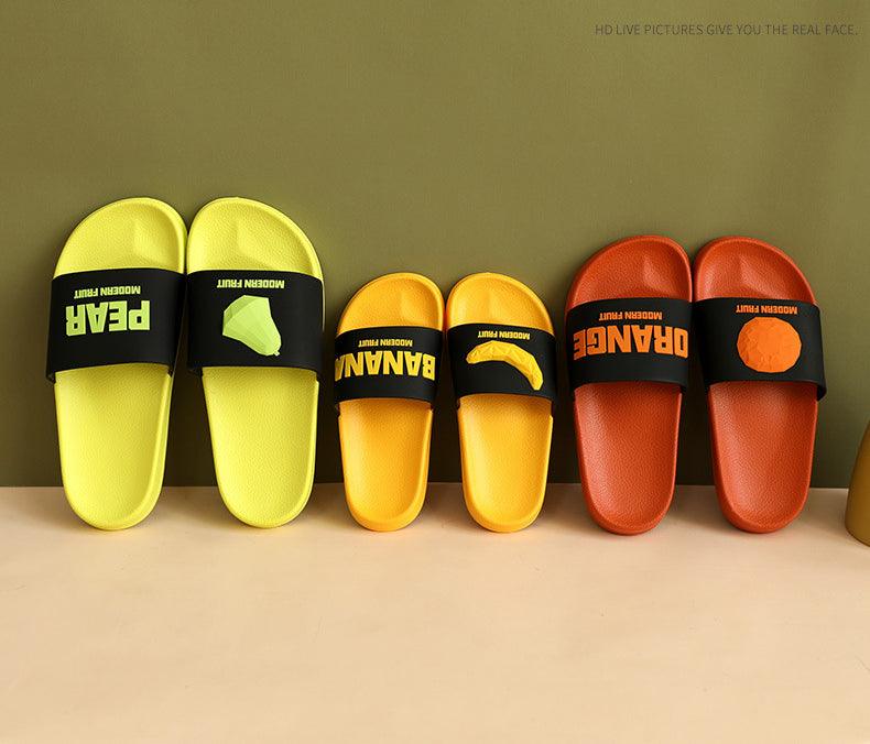 Chaussons Femmes Fruit Home - Sandales d'Été Douces Antidérapantes