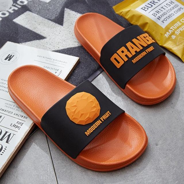 Chaussons Femmes Fruit Home - Sandales d'Été Douces Antidérapantes