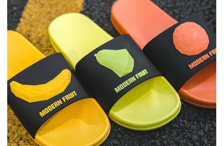 Chaussons Femmes Fruit Home - Sandales d'Été Douces Antidérapantes