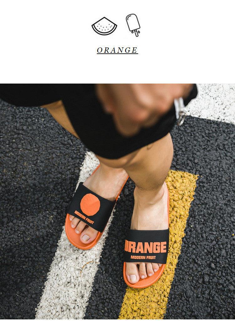 Chaussons Femmes Fruit Home - Sandales d'Été Douces Antidérapantes
