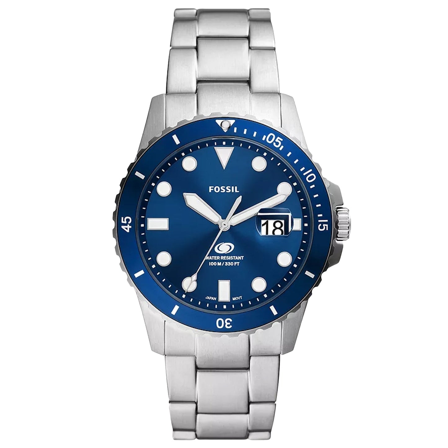 Reloj de buceo para hombres Fossil - Acero inoxidable premium