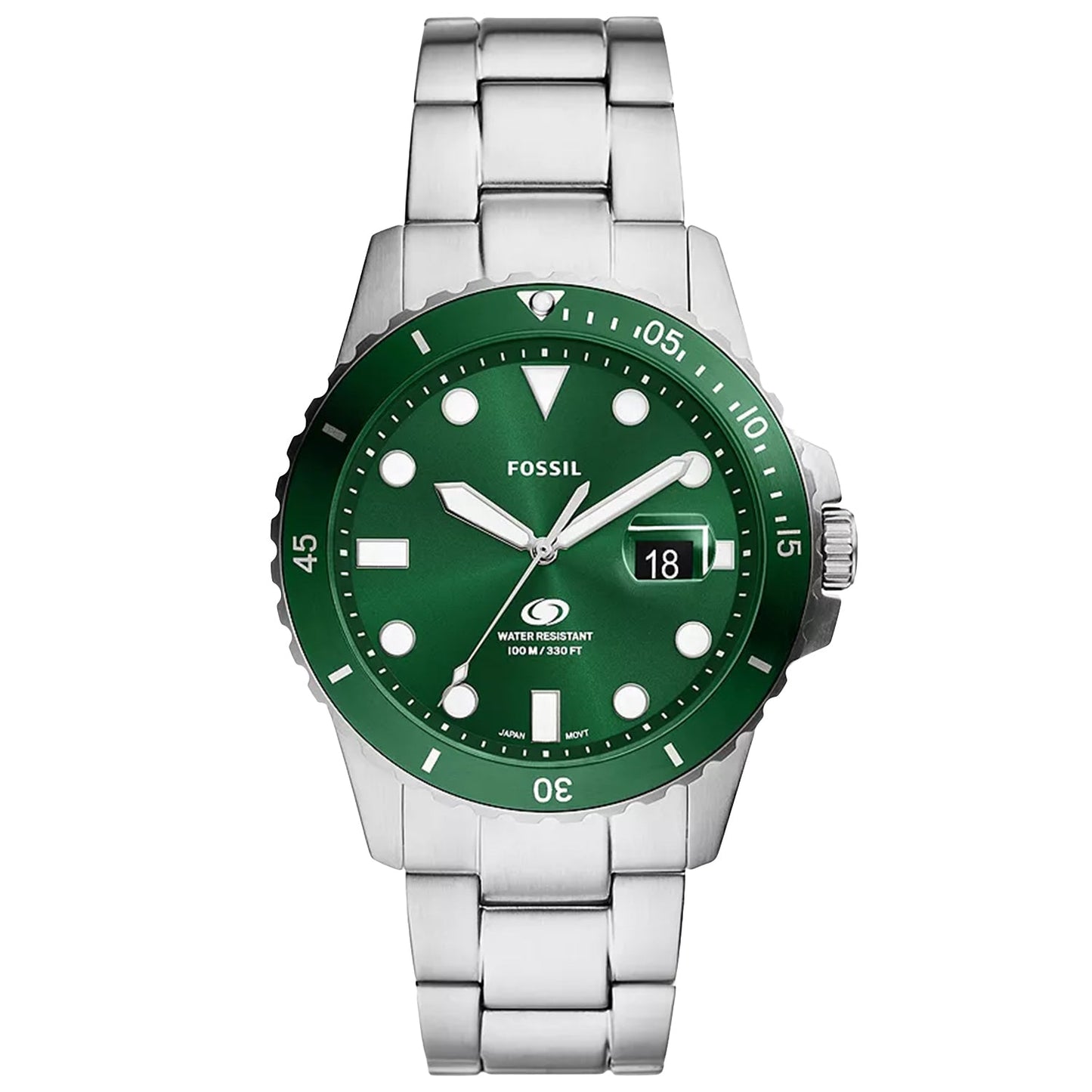 Reloj de buceo para hombres Fossil - Diseño de acero inoxidable premium