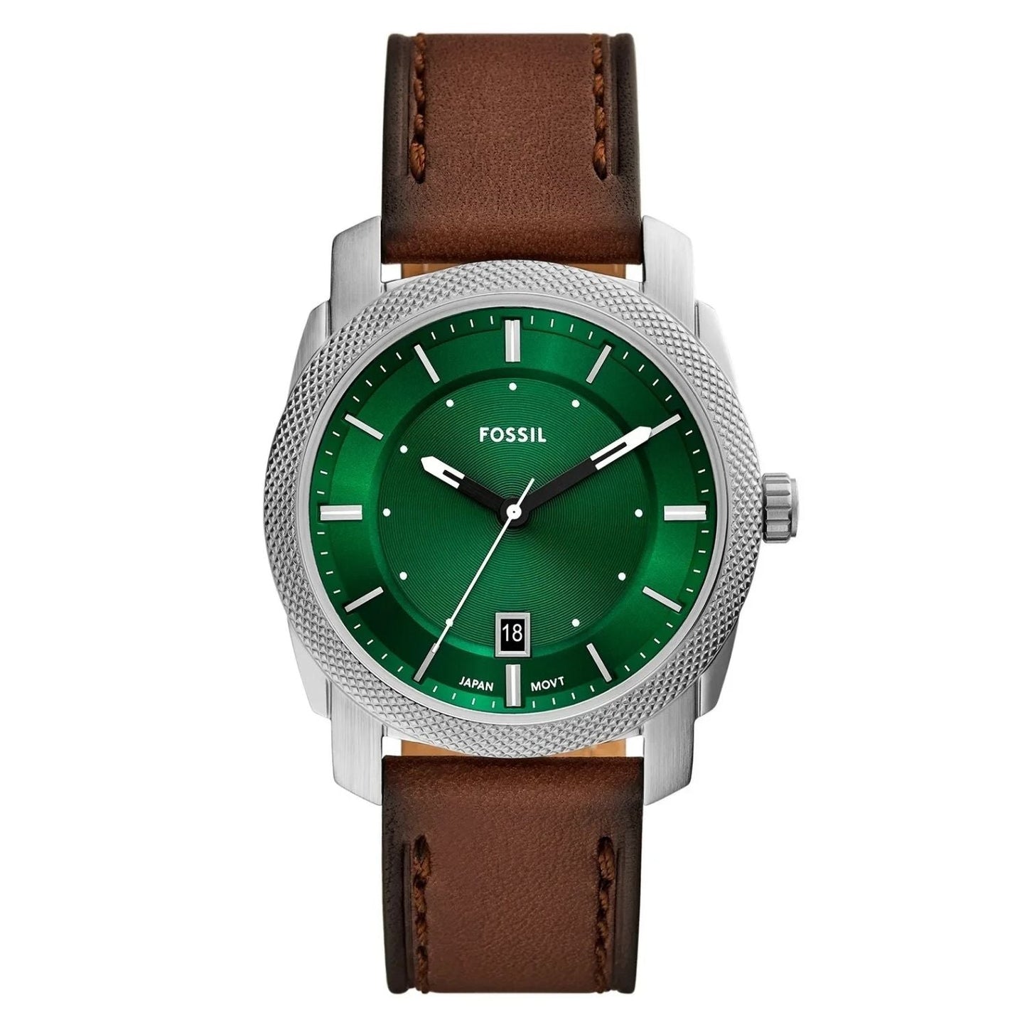 Montre classique pour homme Fossil avec cadran vert