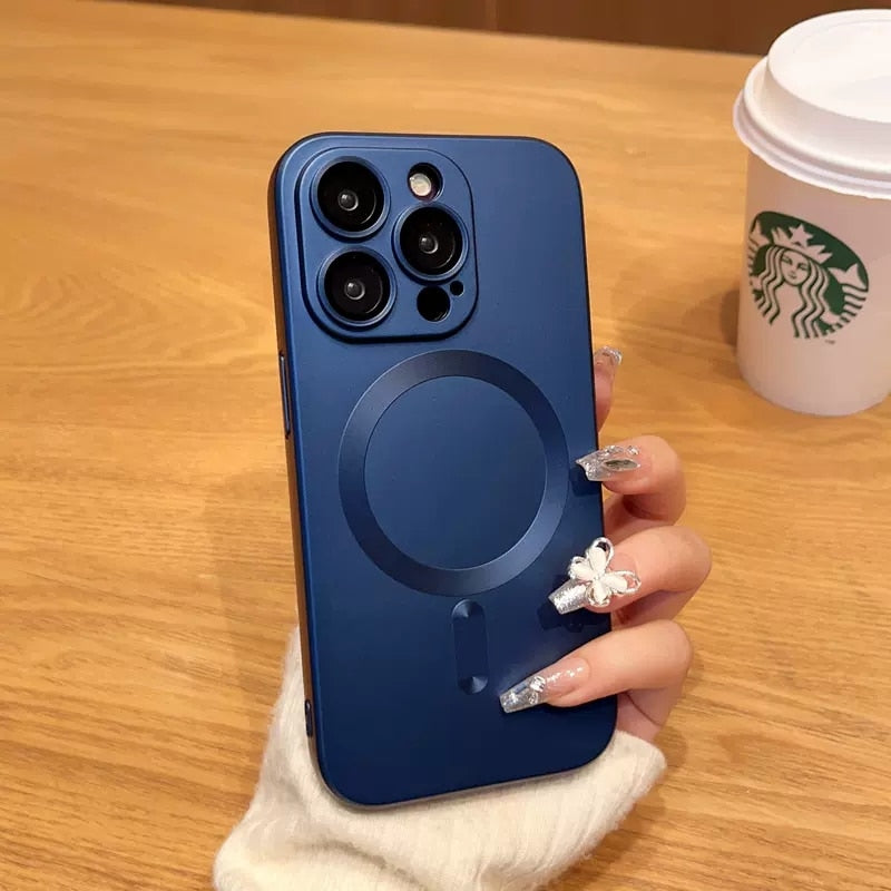 Funda Mate de Lujo para Carga Inalámbrica Magnética