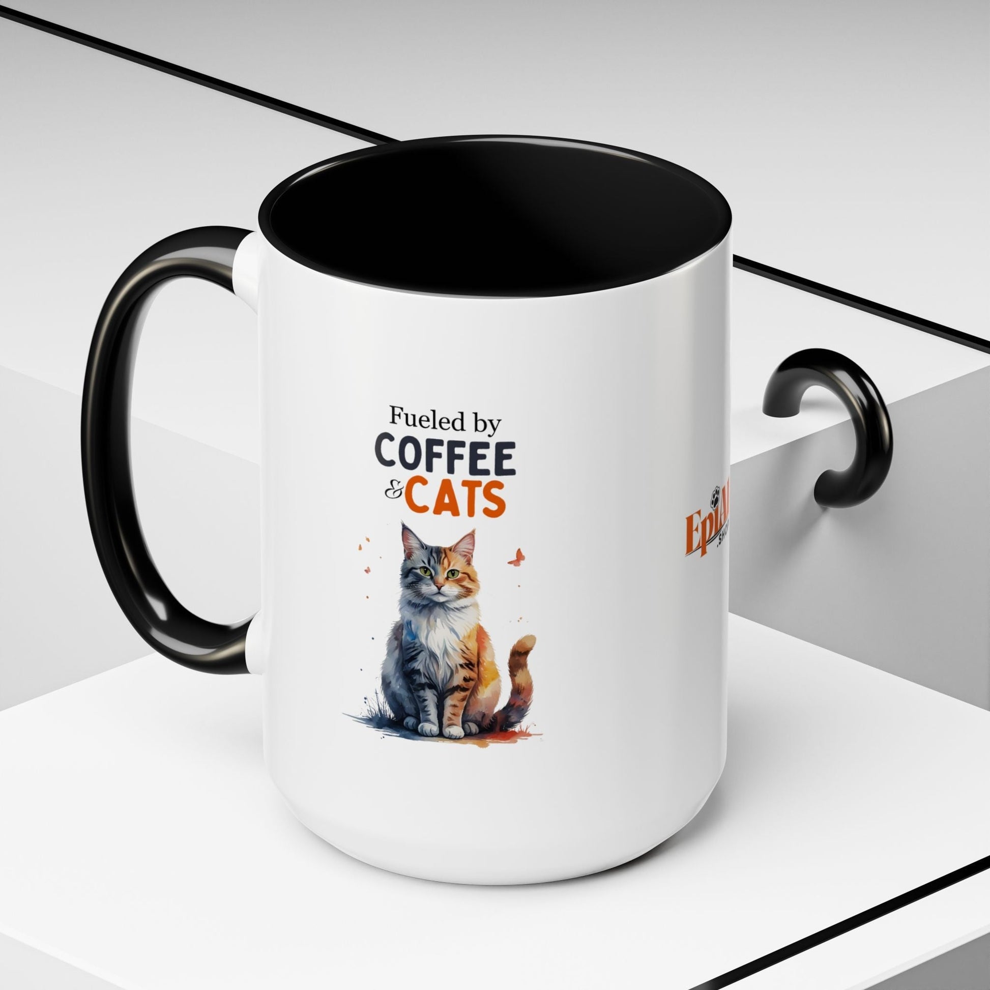 Coffee & Cats Enthusiast Mug: A Purrfect Blend - Korvel