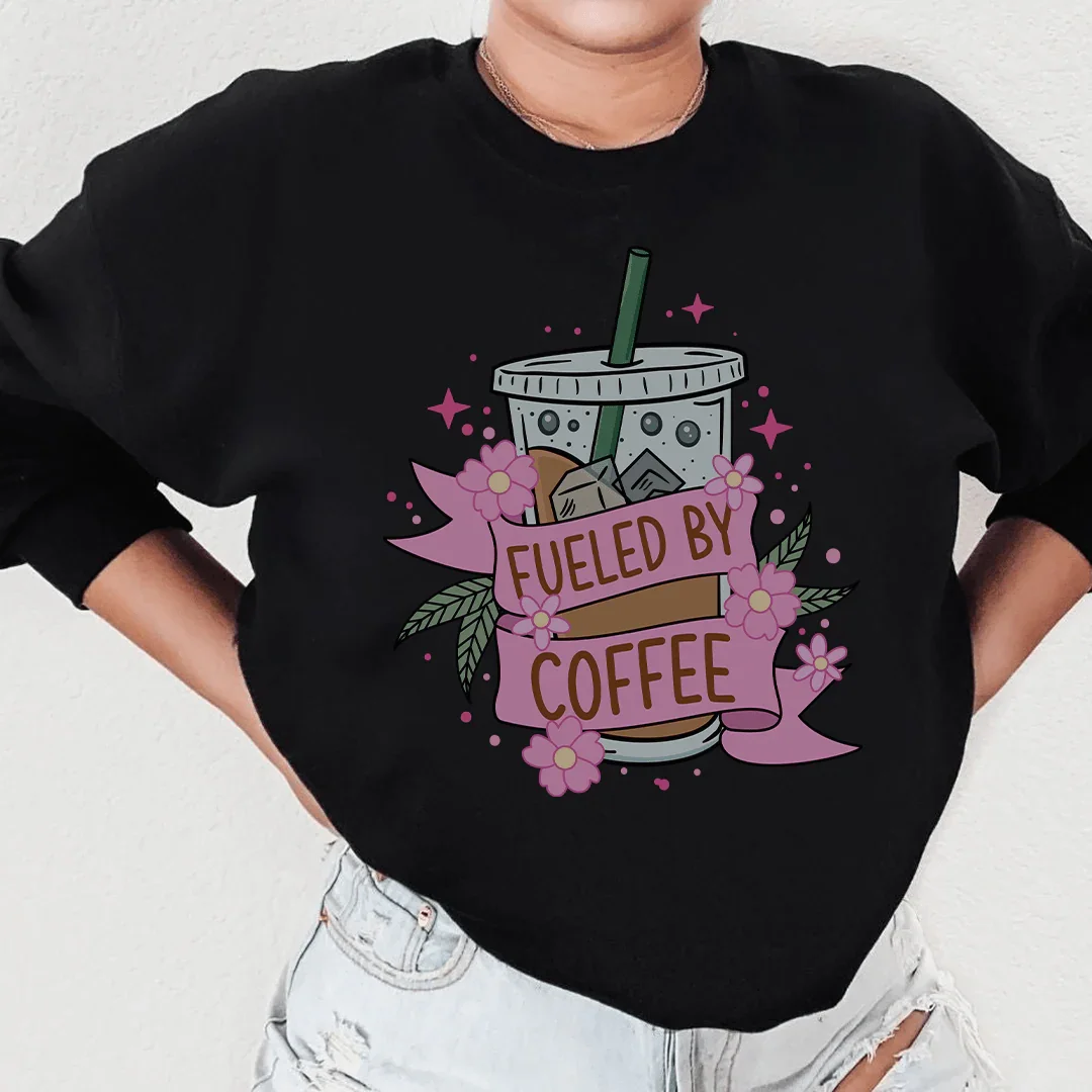 Sudadera "Impulsada por el café"