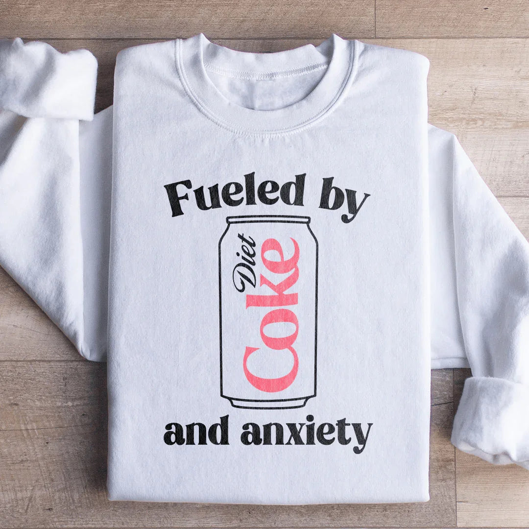 Sweatshirt Alimenté Par Diet Coke & Anxiété