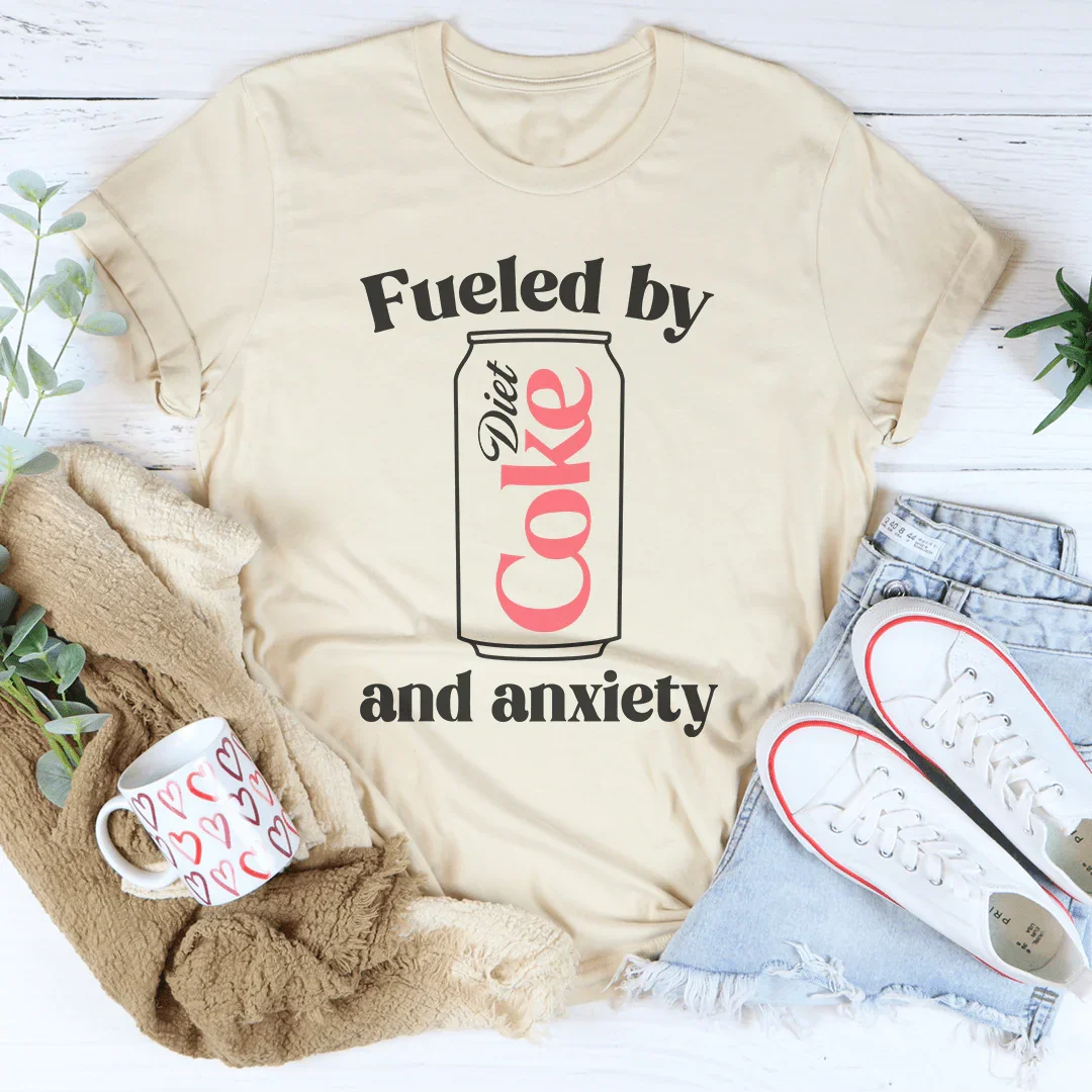 Camiseta "Impulsada por Coca-Cola Light y la Ansiedad"