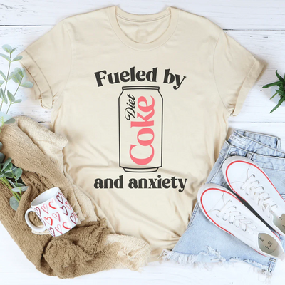 Camiseta "Impulsada por Coca-Cola Light y la Ansiedad"