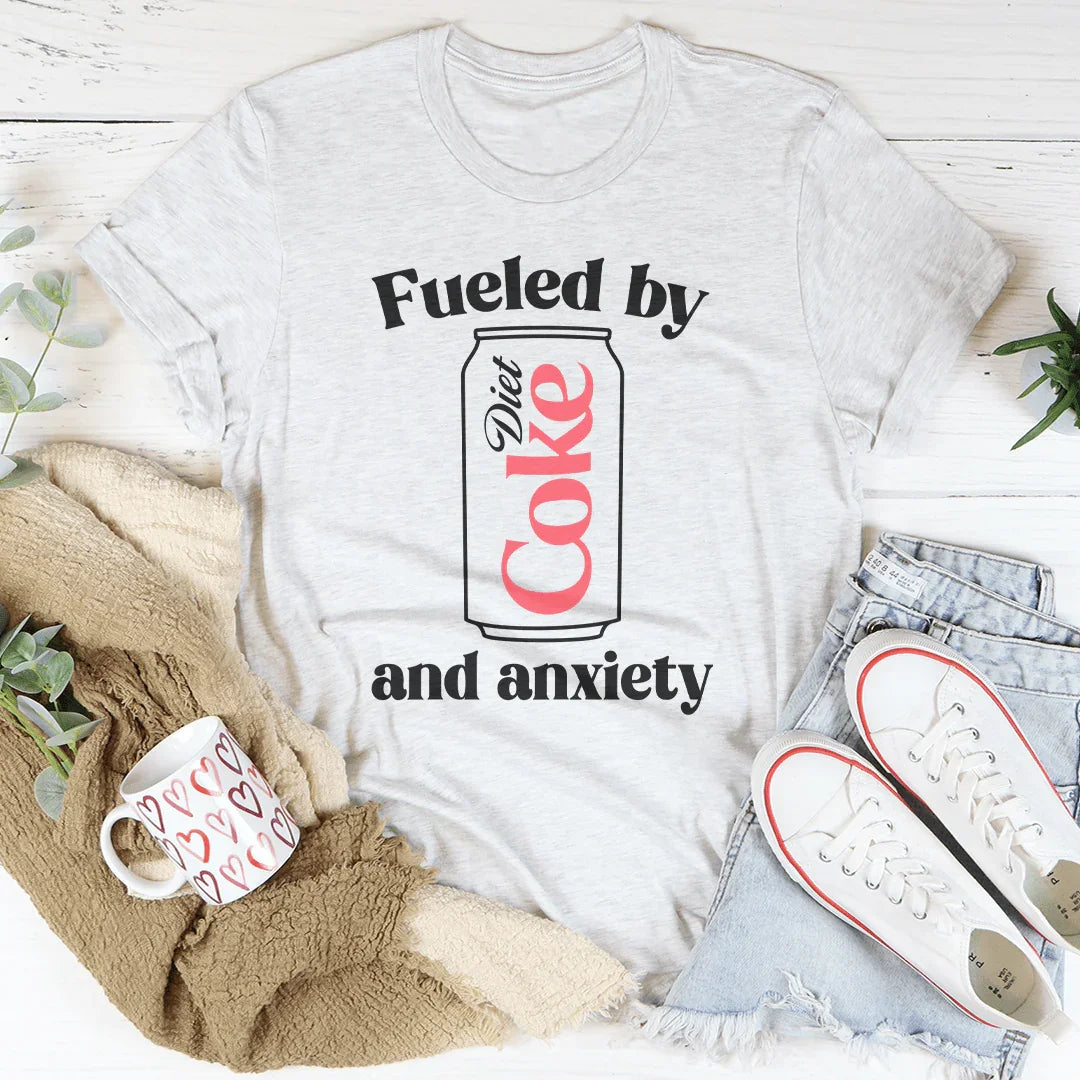 Camiseta "Impulsada por Coca-Cola Light y la Ansiedad"