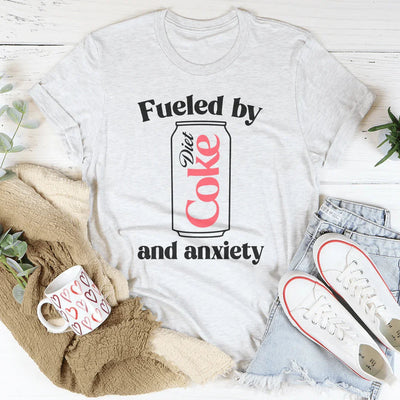 Camiseta "Impulsada por Coca-Cola Light y la Ansiedad"