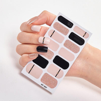 Pegatinas de Arte de Uñas Autoadhesivas de Diseñador - Decoraciones Creativas para Uñas