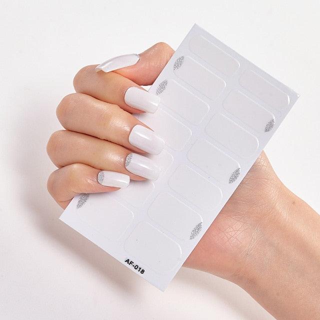 Pegatinas de Arte de Uñas Autoadhesivas de Diseñador - Decoraciones Creativas para Uñas