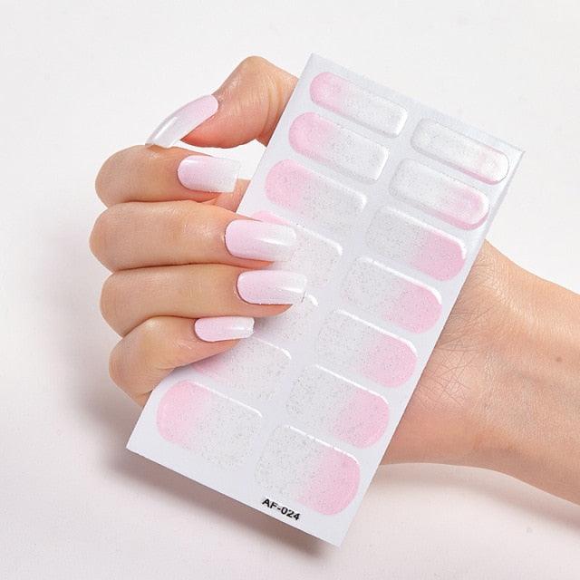 Pegatinas de Arte de Uñas Autoadhesivas de Diseñador - Decoraciones Creativas para Uñas