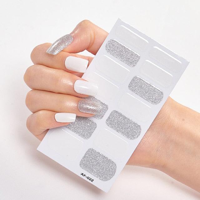 Pegatinas de Arte de Uñas Autoadhesivas de Diseñador - Decoraciones Creativas para Uñas