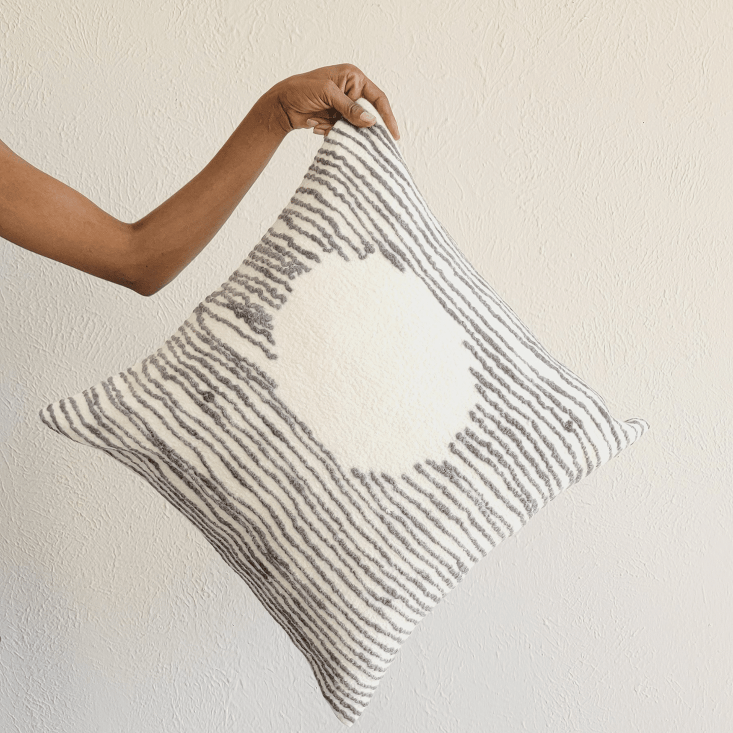 Full Moon Throw Pillow - Artisan Crafted Elegance