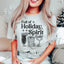 Camiseta llena de espíritu navideño