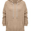 Full Size Drawstring Long Sleeve Hoodie - Korvel