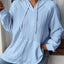 Full Size Drawstring Long Sleeve Hoodie - Korvel
