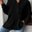 Full Size Drawstring Long Sleeve Hoodie - Korvel