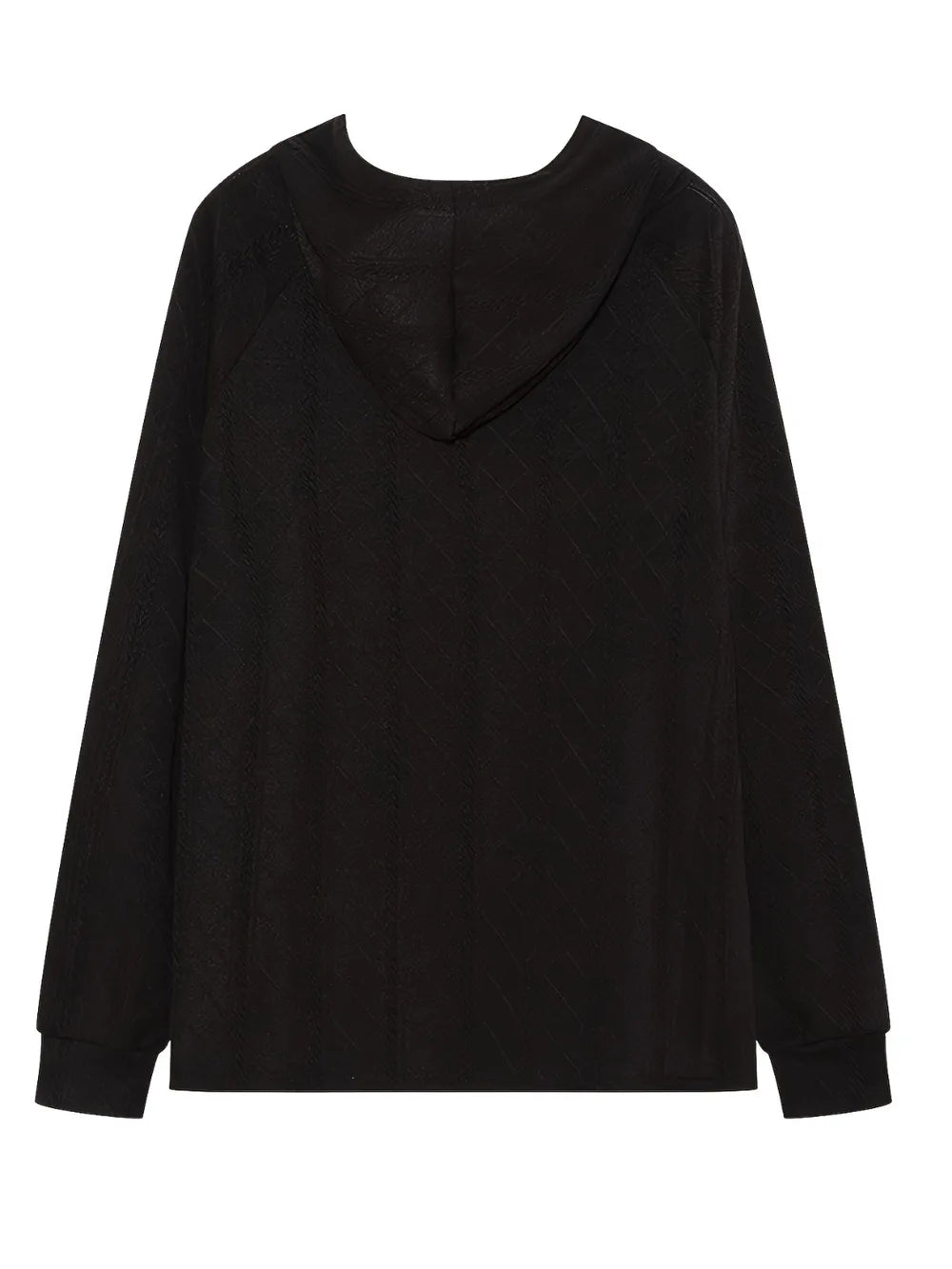 Full Size Drawstring Long Sleeve Hoodie - Korvel