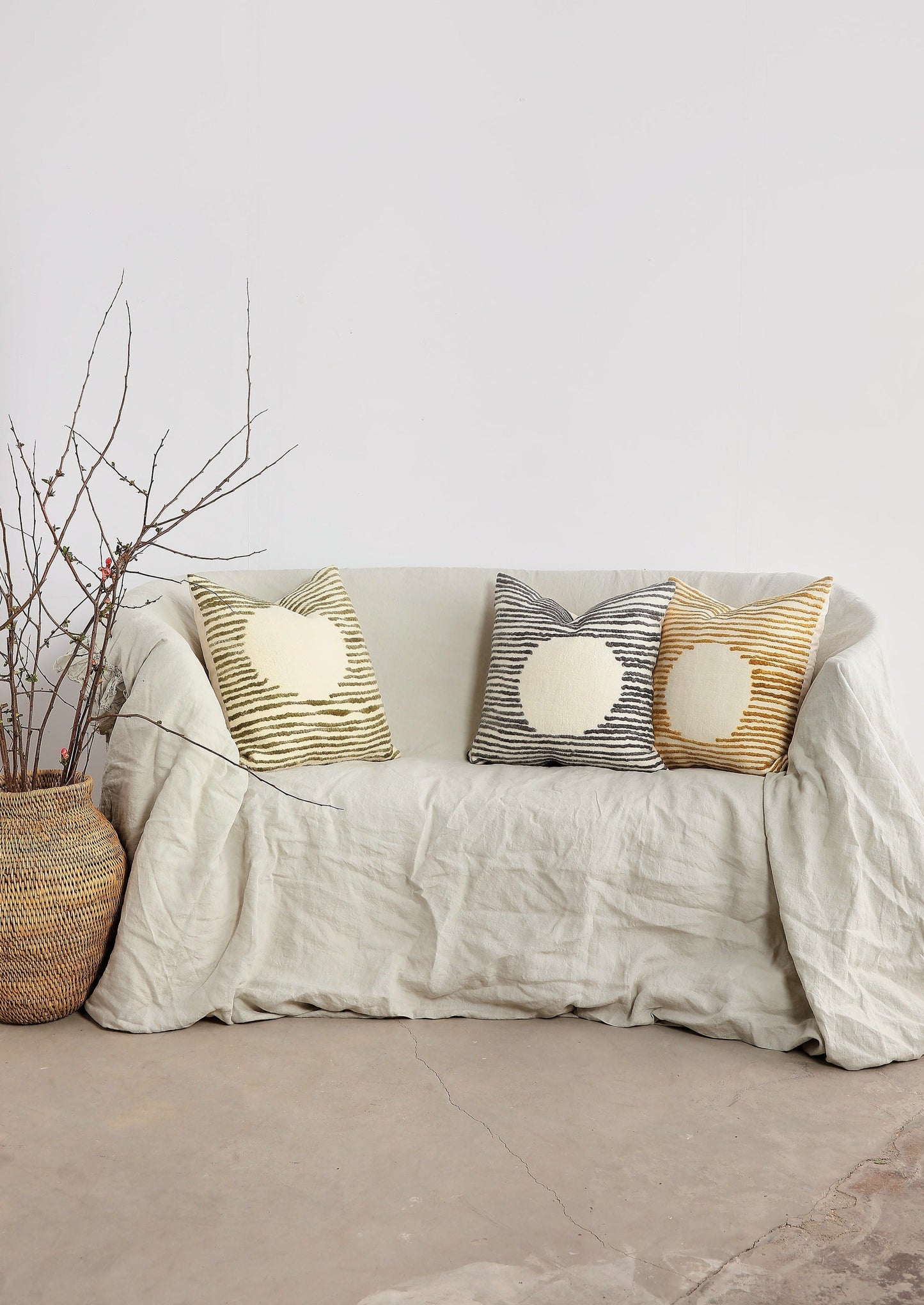Full Moon Throw Pillow - Artisan Crafted Elegance