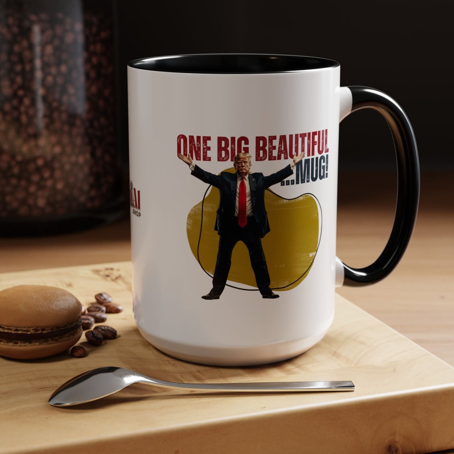Divertida Gran Hermosa Taza de Café