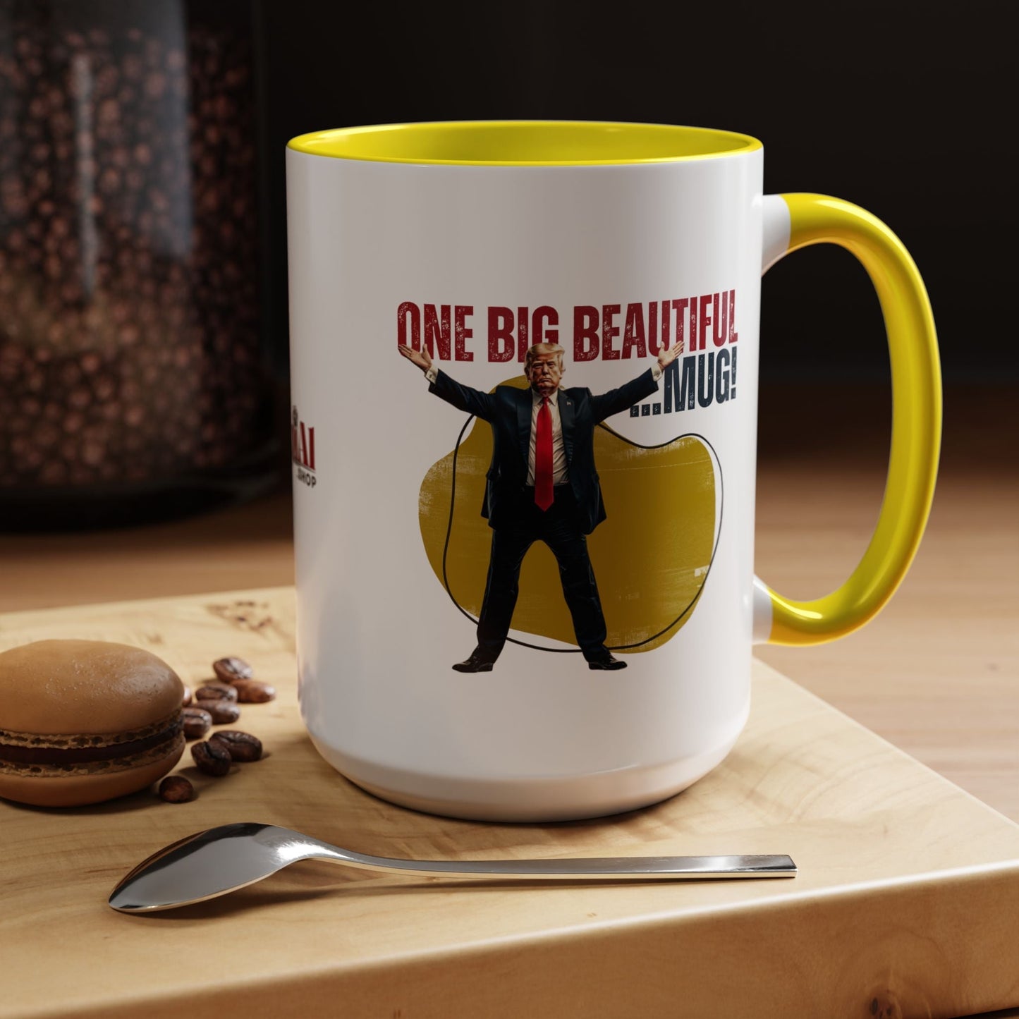 Divertida Gran Hermosa Taza de Café