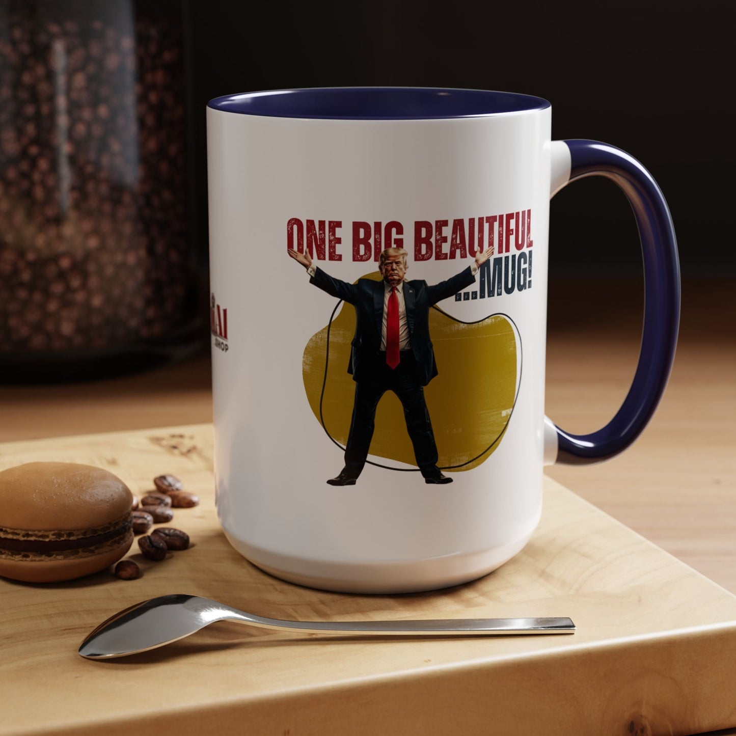 Divertida Gran Hermosa Taza de Café