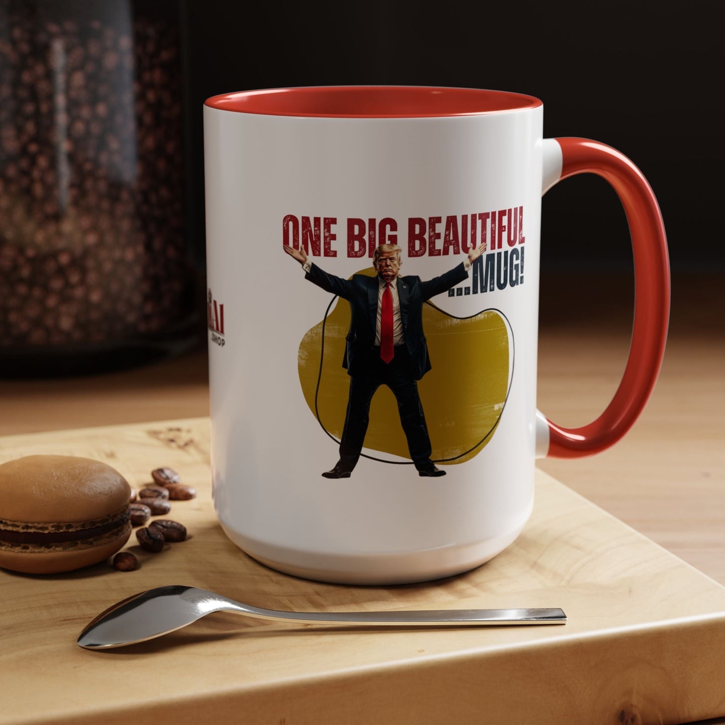 Divertida Gran Hermosa Taza de Café