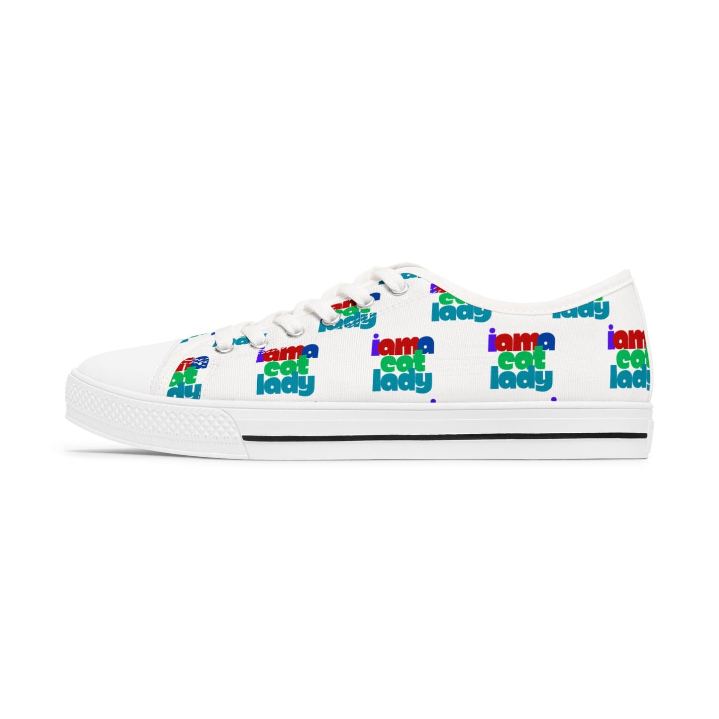 Whimsical Cat Lover Women's Casual Sneakers - Korvel