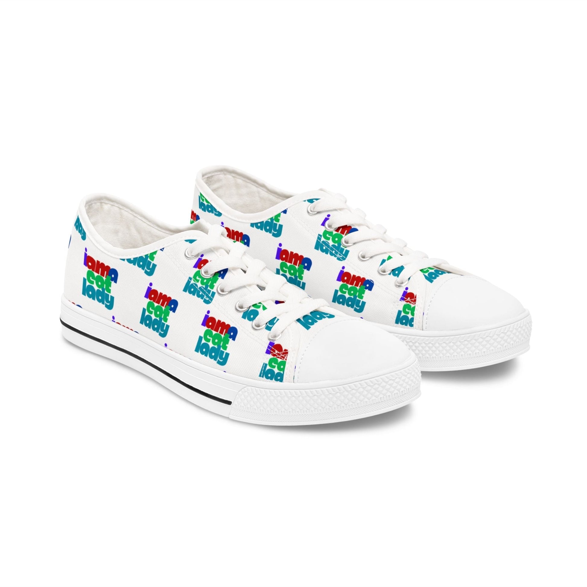 Whimsical Cat Lover Women's Casual Sneakers - Korvel