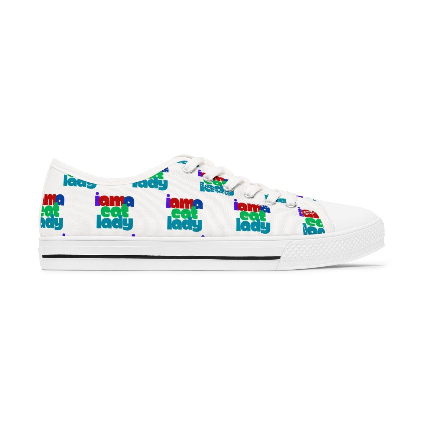 Whimsical Cat Lover Women's Casual Sneakers - Korvel