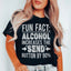 Camiseta con datos curiosos