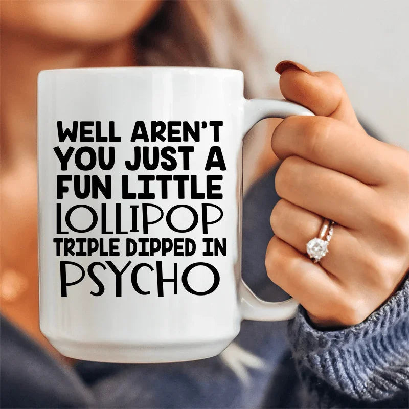 Fun Little Lollipop Ceramic Mug - 15 oz