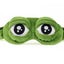 Masque de sommeil 3D en forme de grenouille cartoon amusante - Couverture oculaire verte confortable