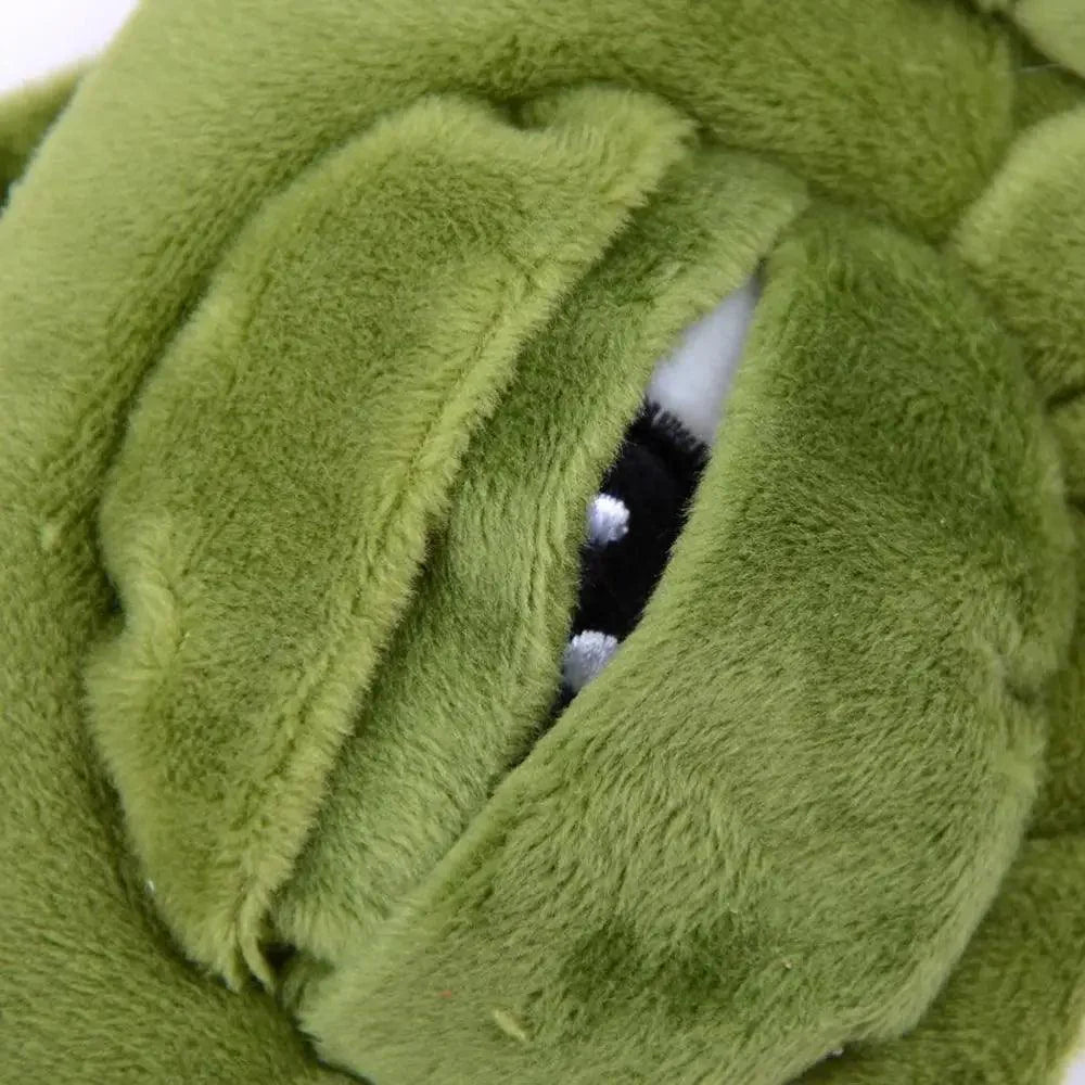 Masque de sommeil 3D en forme de grenouille cartoon amusante - Couverture oculaire verte confortable