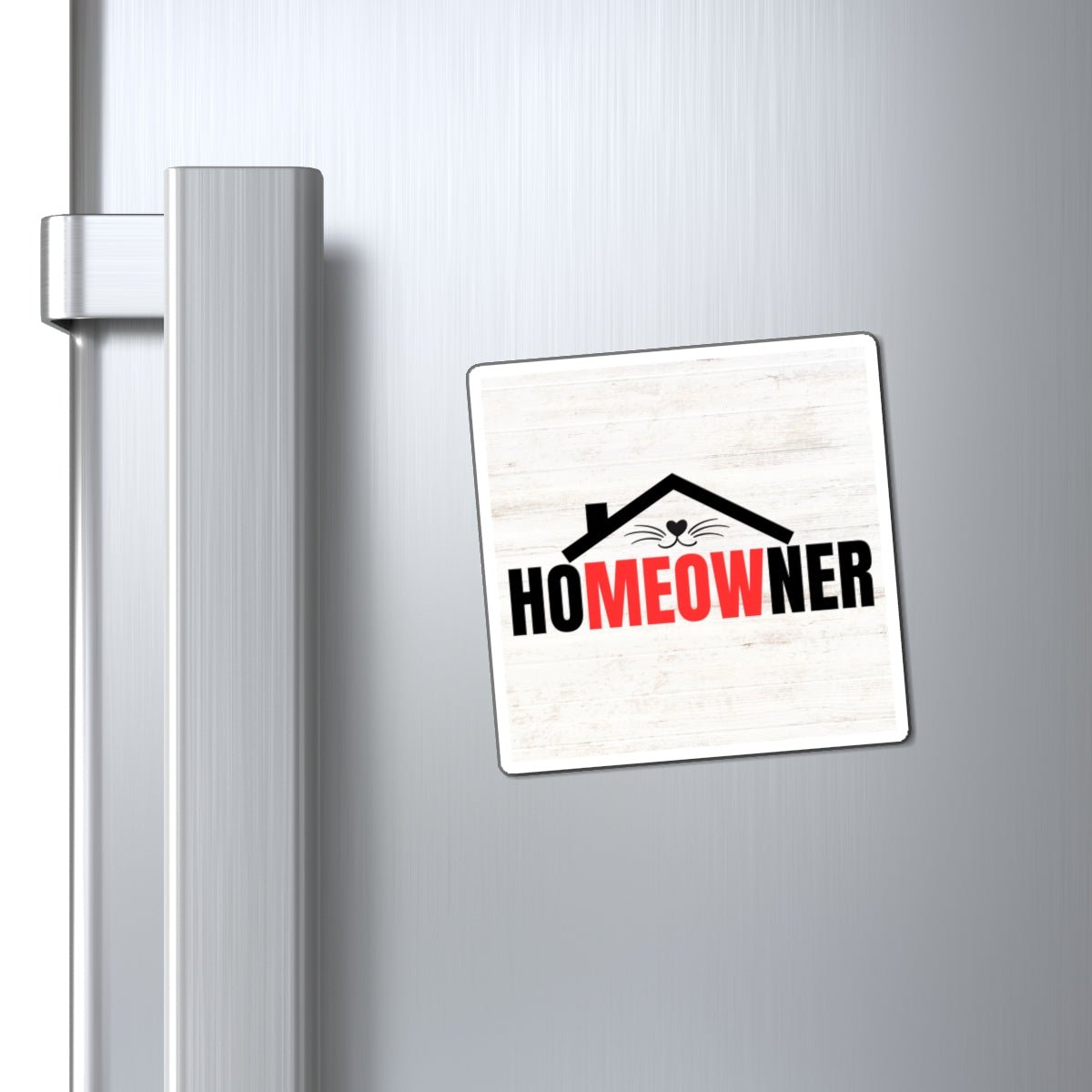 Whimsical Cat Enthusiast Magnet - 'Proud Pet Owner' Home Accent - Korvel