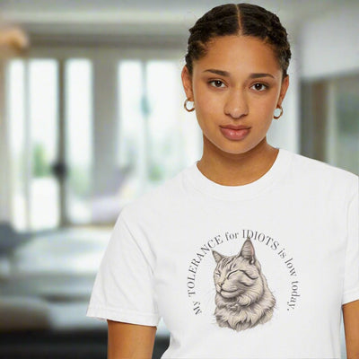 Camiseta Unisex Divertida para Amantes de los Gatos