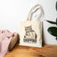 Funny Cat Shopping Tote Bag