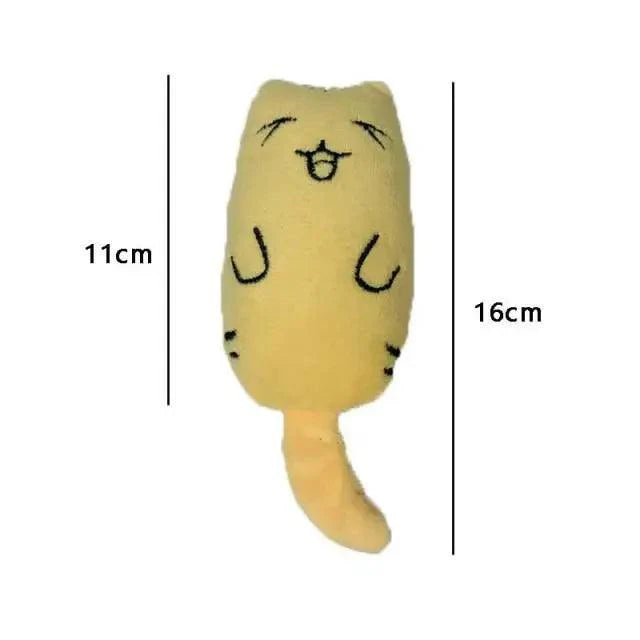 Jouets à mâcher colorés à la cataire pour chatons joueurs