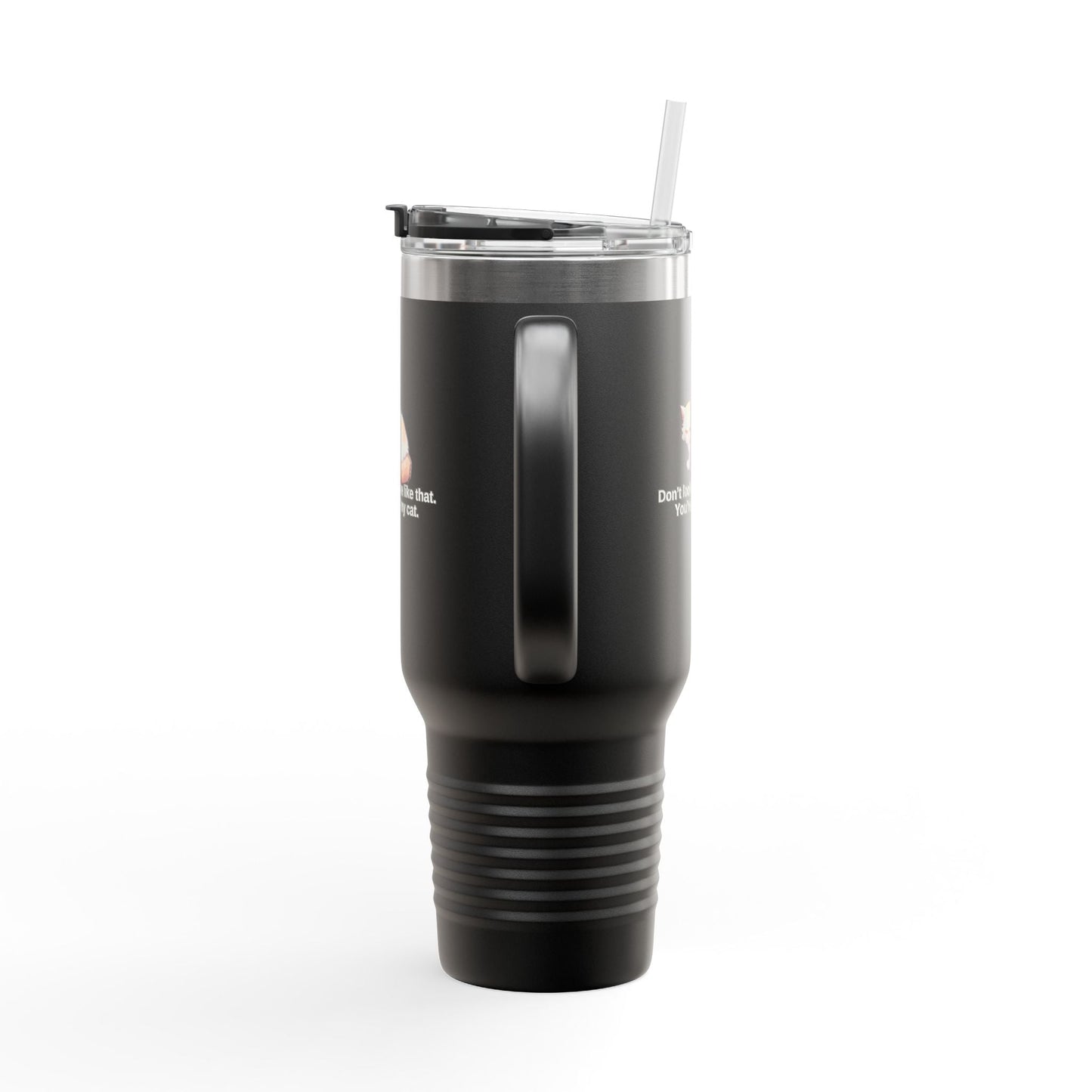 Mug de Voyage Isotherme Amusant - 40oz Humour Félin