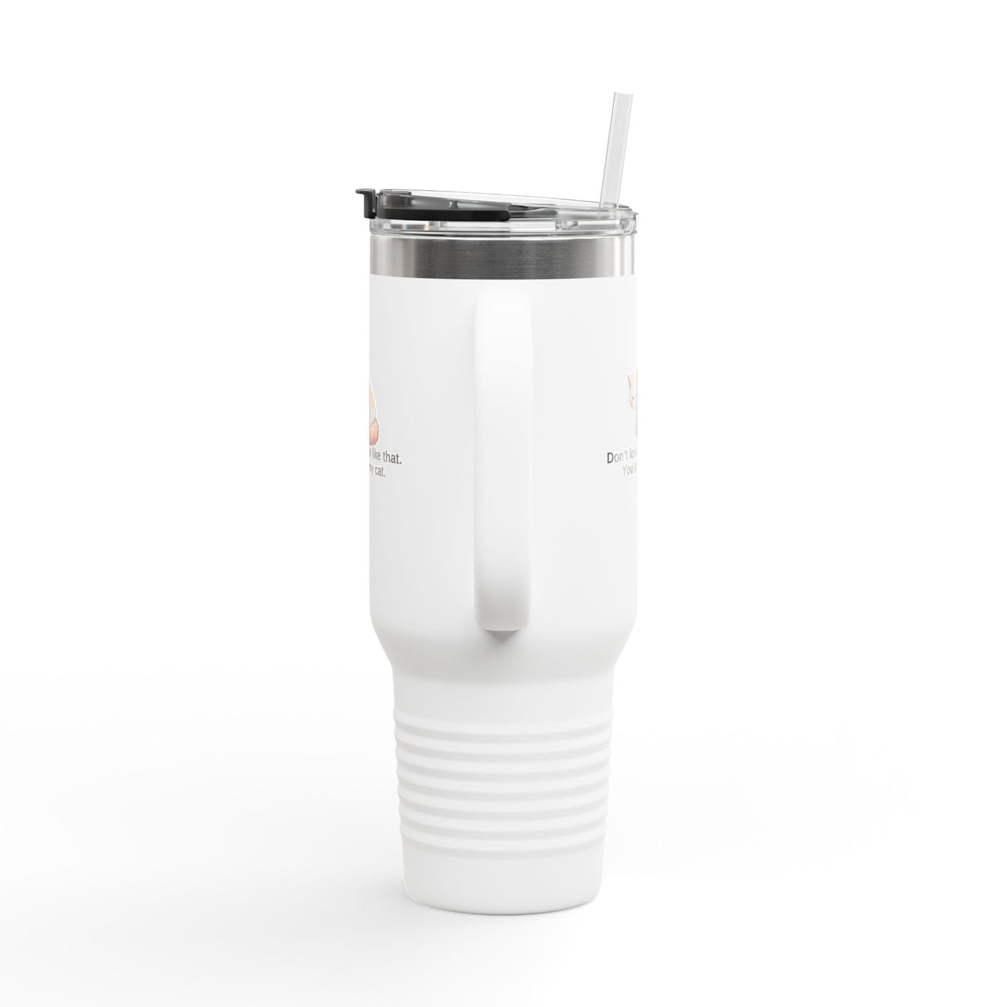 Mug de Voyage Isotherme Amusant - 40oz Humour Félin