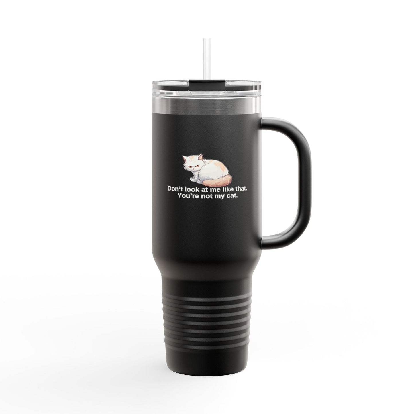 Mug de Voyage Isotherme Amusant - 40oz Humour Félin