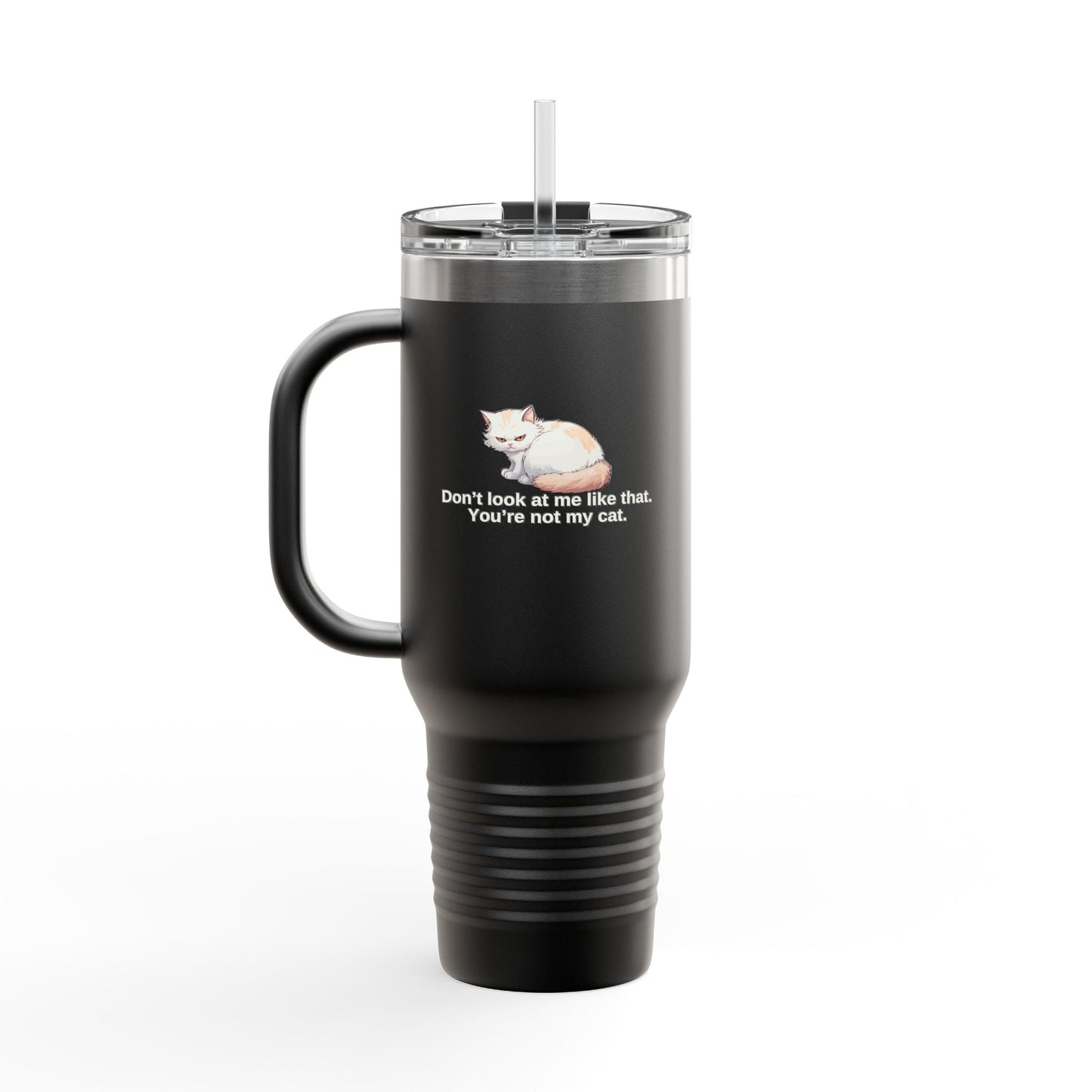 Mug de Voyage Isotherme Amusant - 40oz Humour Félin